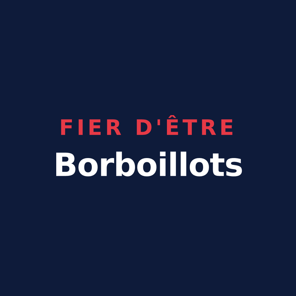 T-shirt « Fier d'être Borboillots » — design pour Petitmagny