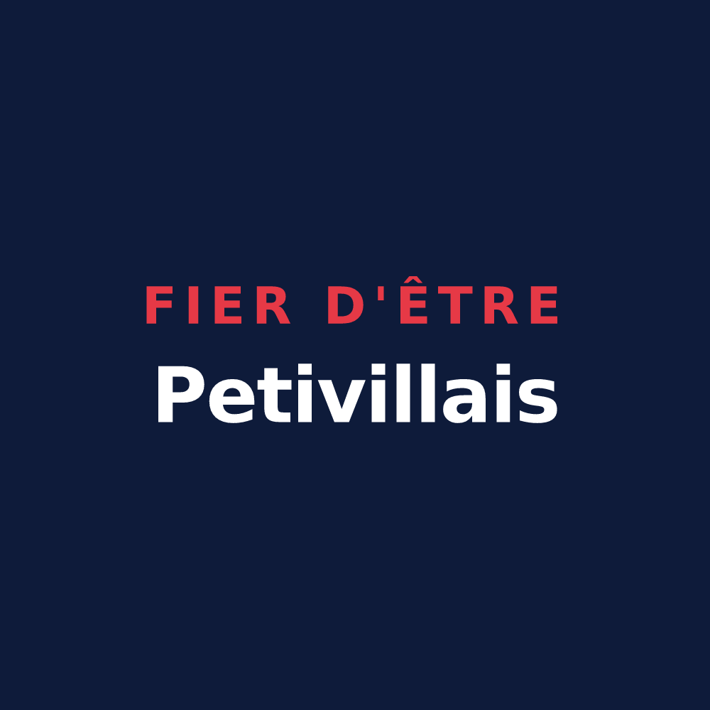 T-shirt « Fier d'être Petivillais » — design pour Petiville