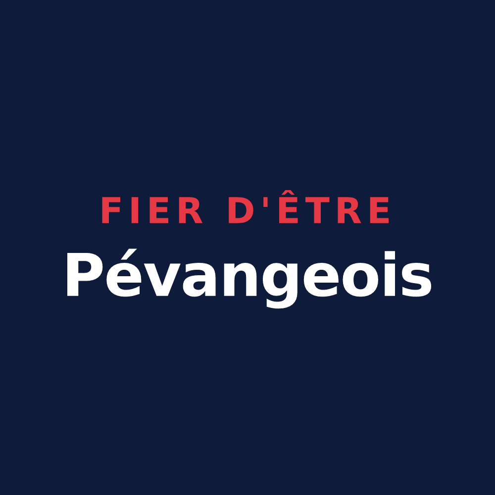 T-shirt « Fier d'être Pévangeois » — design pour Pévange