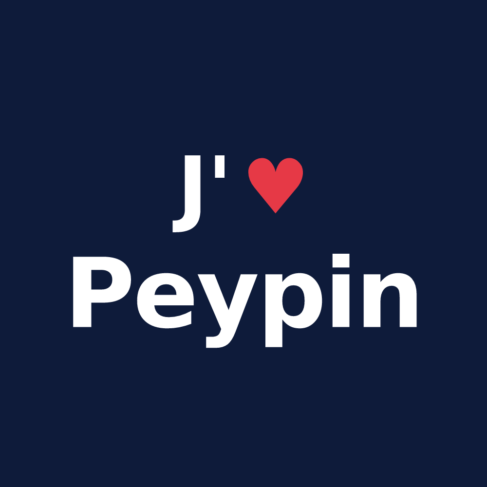 T-shirt personnalisé Peypin — design J'aime Peypin