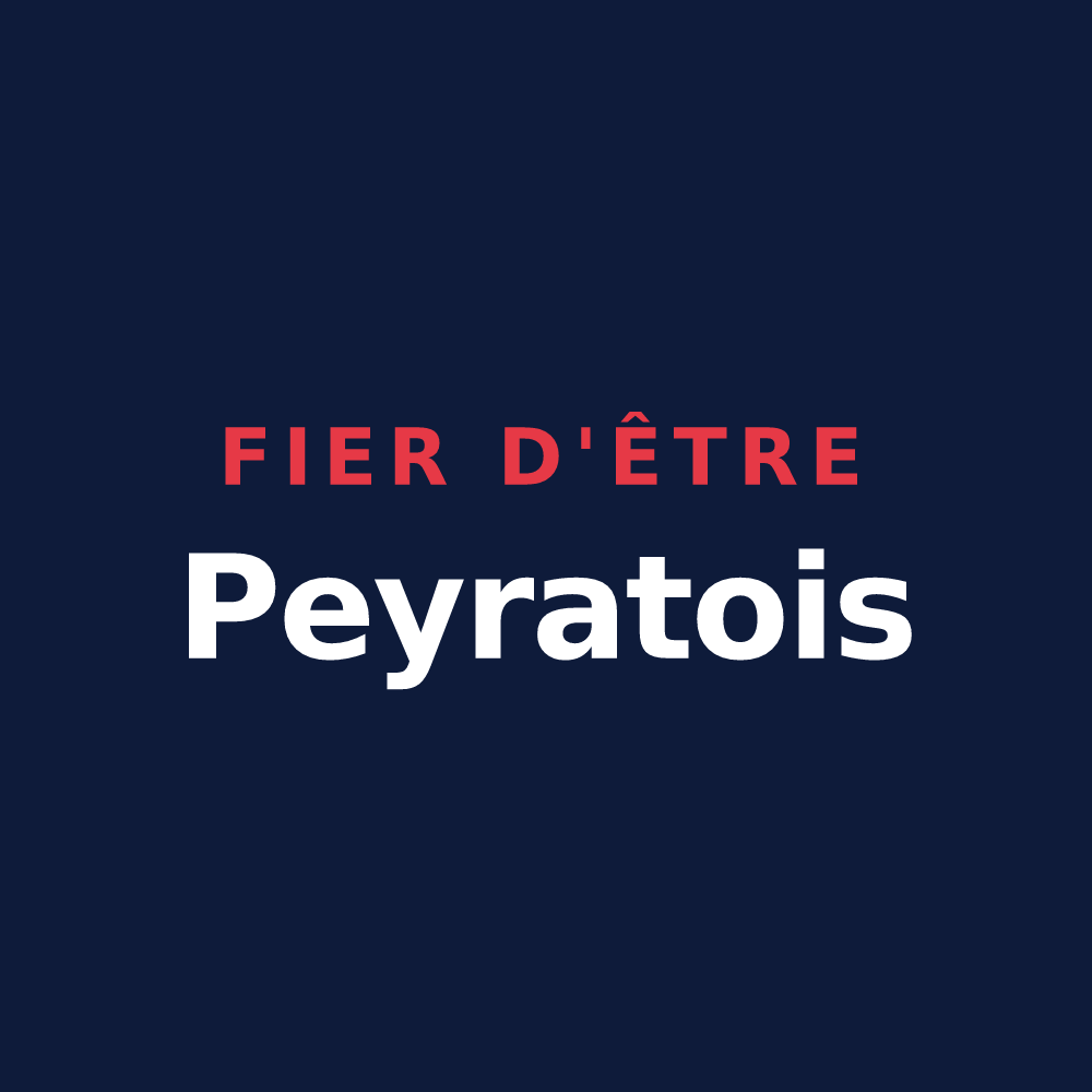 T-shirt « Fier d'être Peyratois » — design pour Peyrat-le-Château
