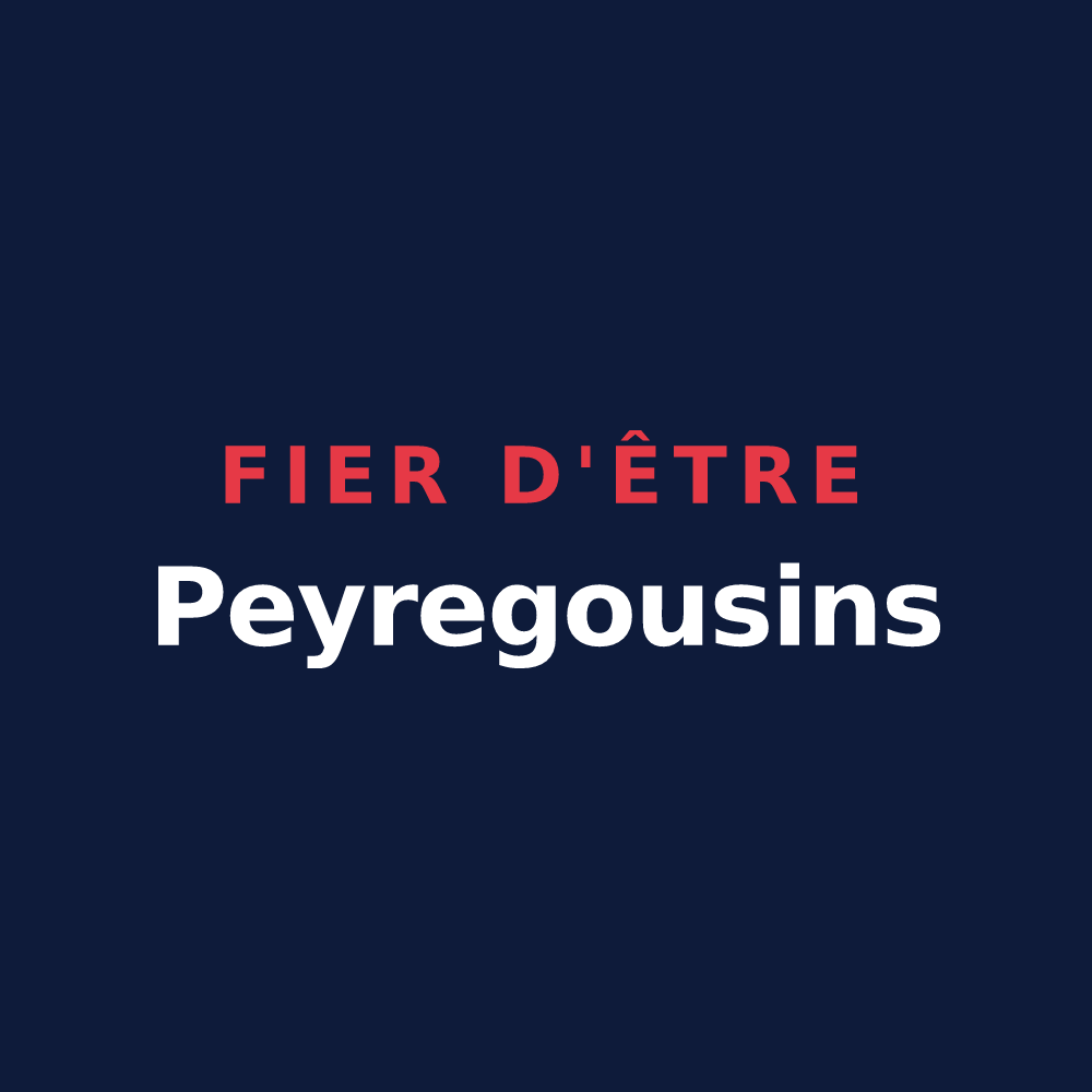 T-shirt « Fier d'être Peyregousins » — design pour Peyregoux