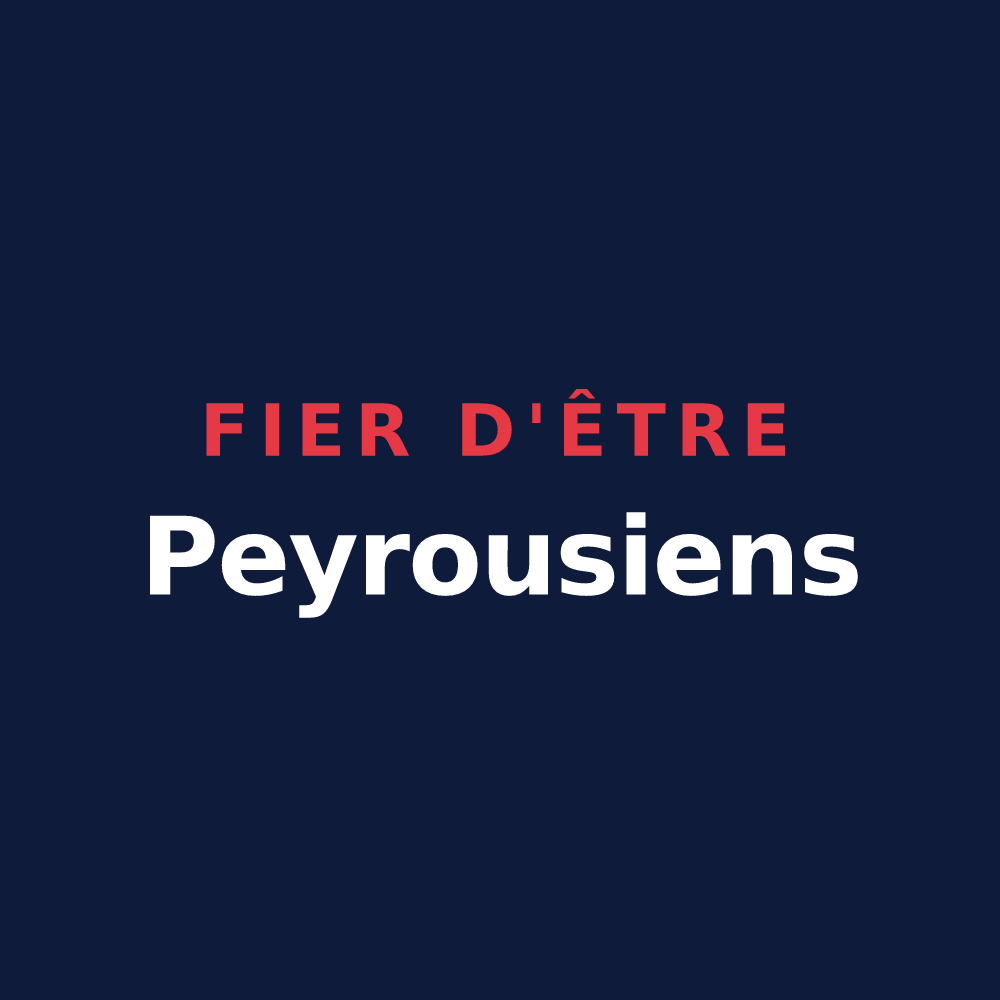 T-shirt « Fier d'être Peyrousiens » — design pour Peyrens