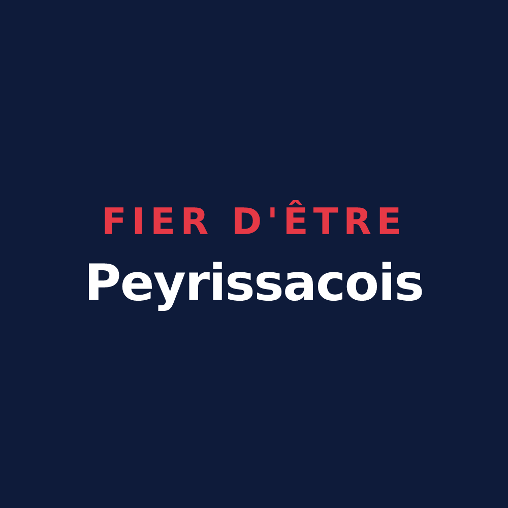 T-shirt « Fier d'être Peyrissacois » — design pour Peyrissac