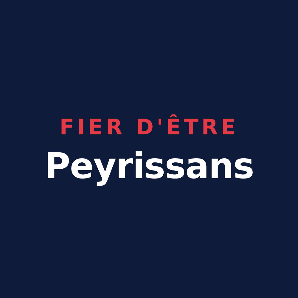 T-shirt « Fier d'être Peyrissans » — design pour Peyrissas