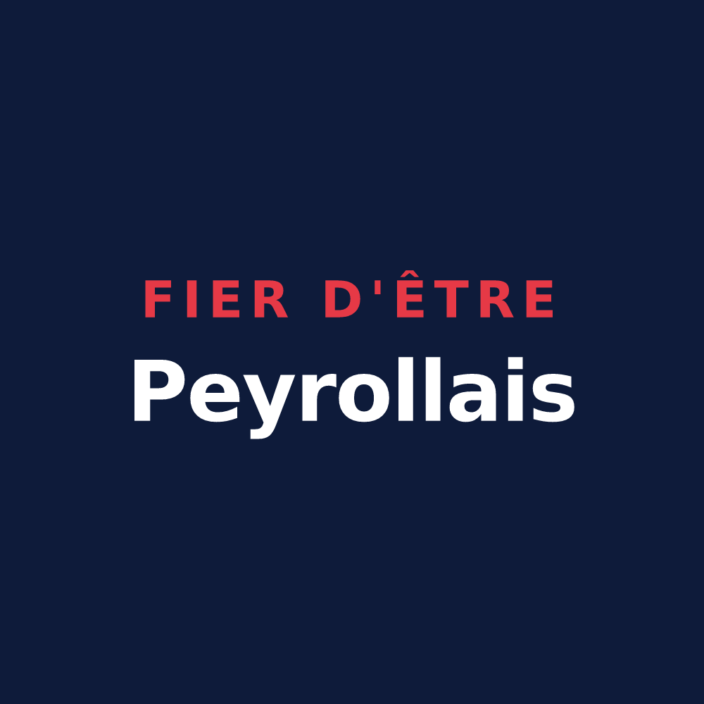 T-shirt « Fier d'être Peyrollais » — design pour Peyrolles-en-Provence