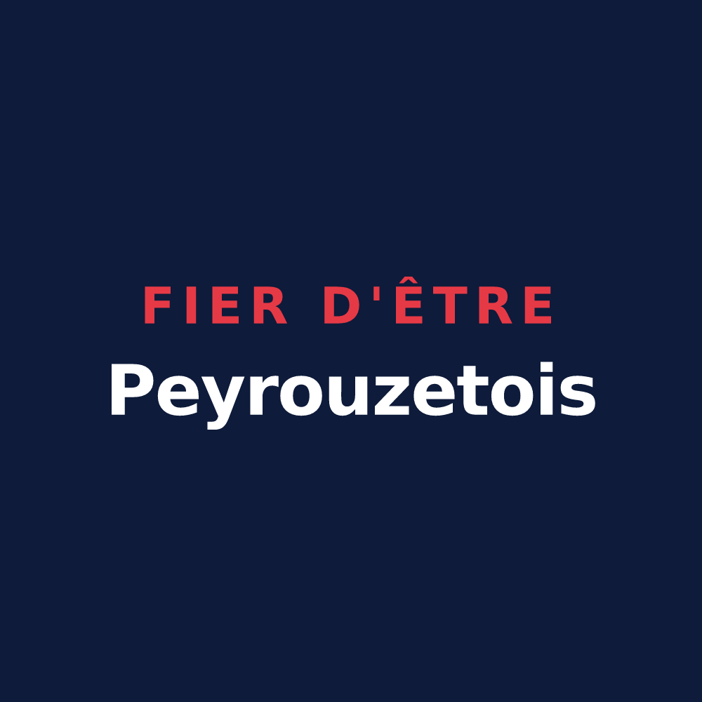 T-shirt « Fier d'être Peyrouzetois » — design pour Peyrouzet