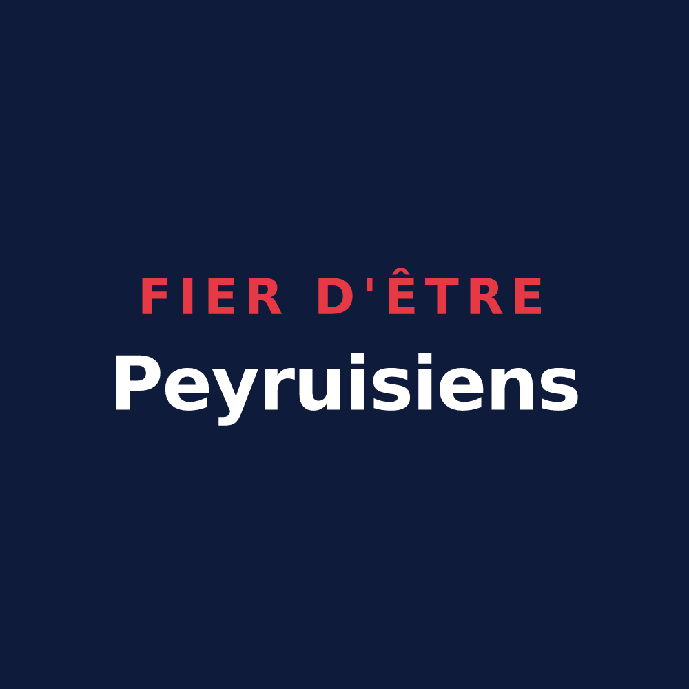 T-shirt « Fier d'être Peyruisiens » — design pour Peyruis