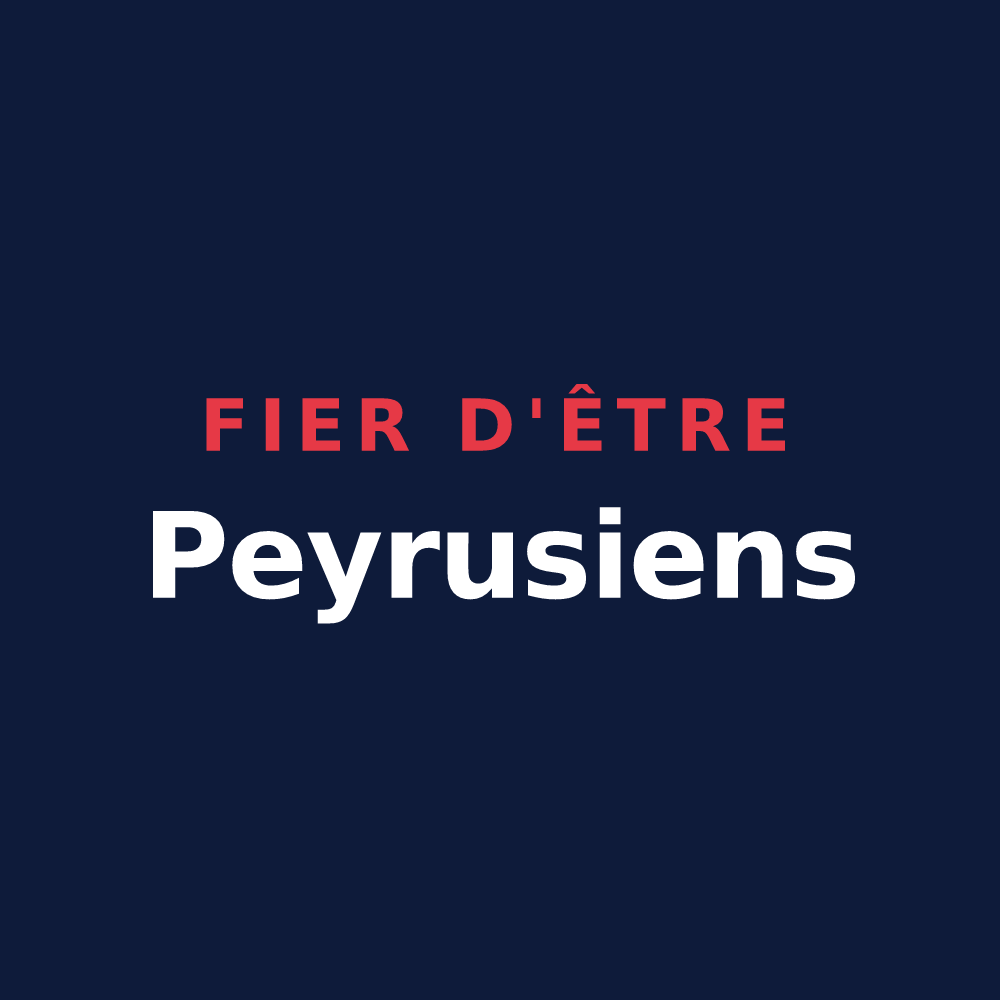 T-shirt « Fier d'être Peyrusiens » — design pour Peyrus