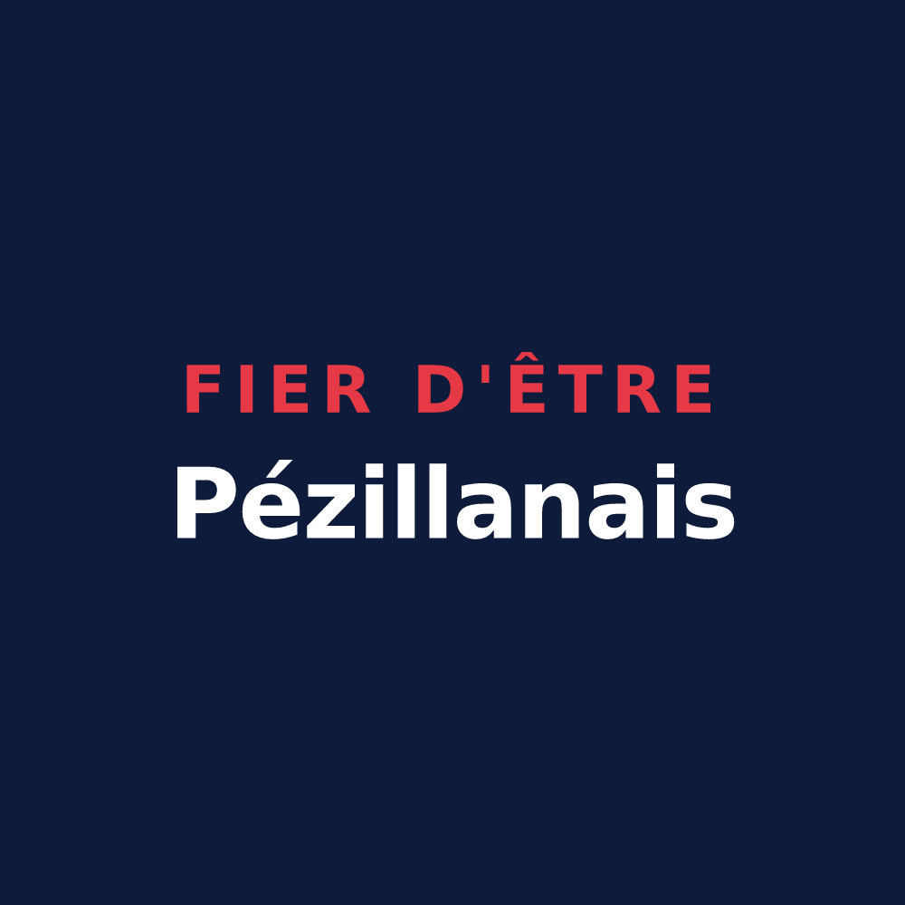 T-shirt « Fier d'être Pézillanais » — design pour Pézilla-la-Rivière