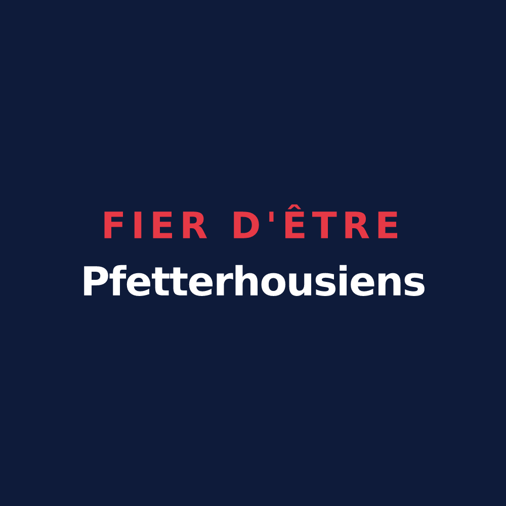 T-shirt « Fier d'être Pfetterhousiens » — design pour Pfetterhouse