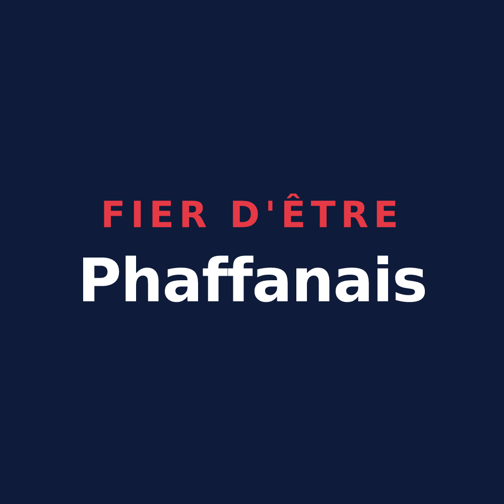 T-shirt « Fier d'être Phaffanais » — design pour Phaffans