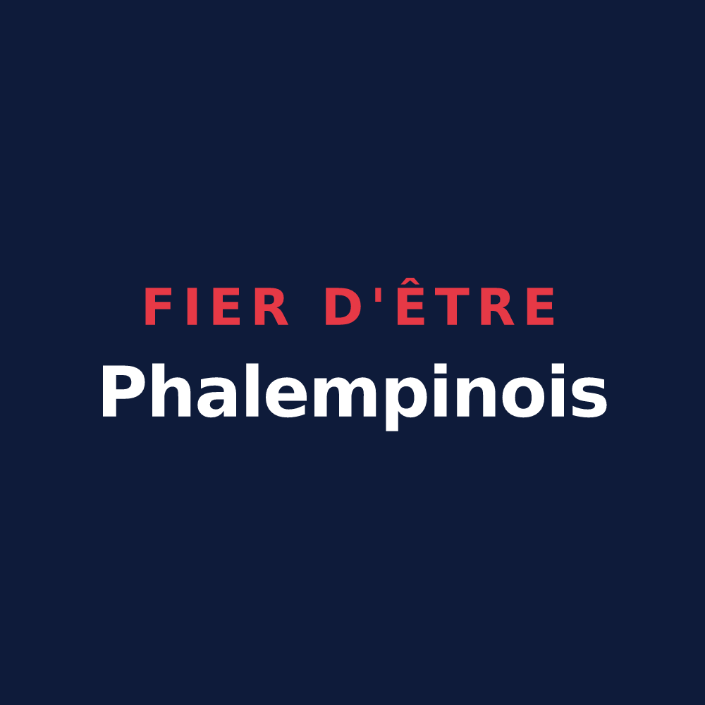 T-shirt « Fier d'être Phalempinois » — design pour Phalempin