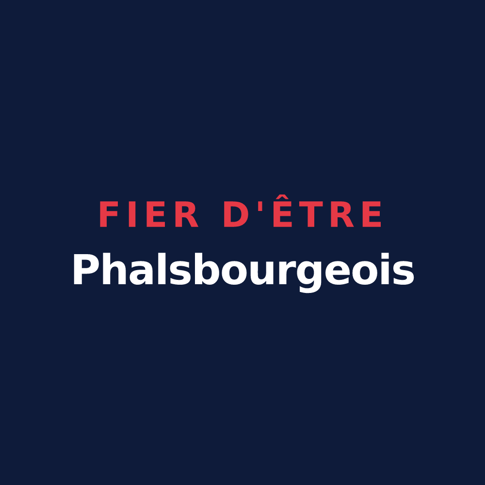 T-shirt « Fier d'être Phalsbourgeois » — design pour Phalsbourg