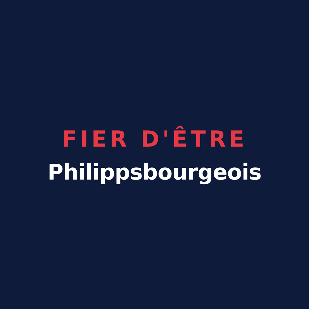 T-shirt « Fier d'être Philippsbourgeois » — design pour Philippsbourg