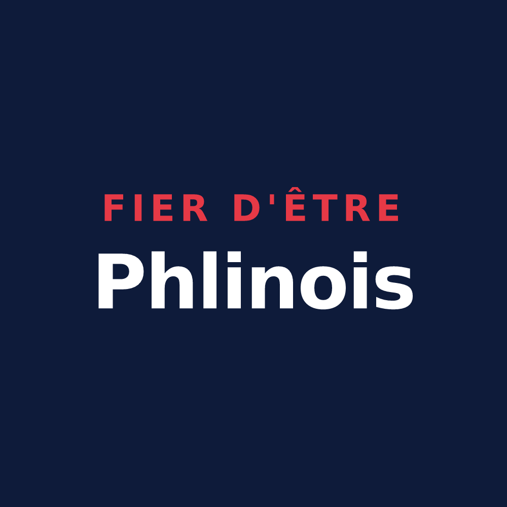 T-shirt « Fier d'être Phlinois » — design pour Phlin