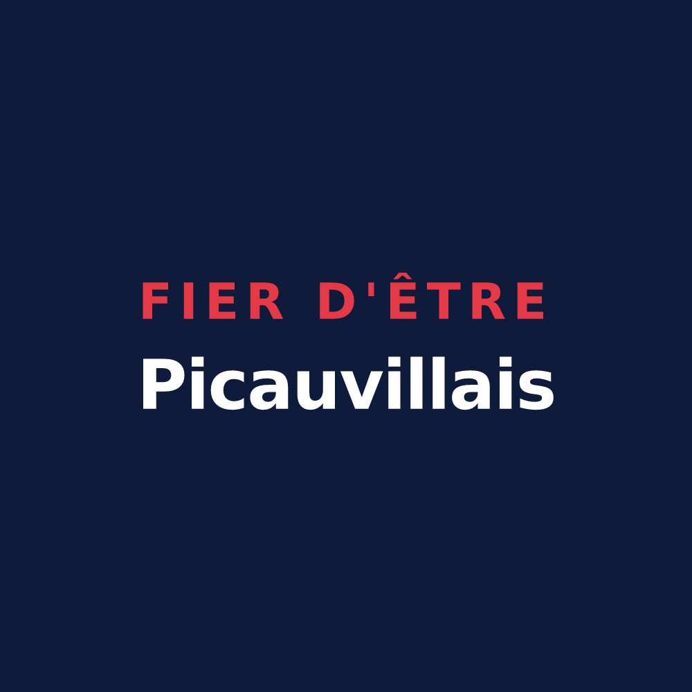 T-shirt « Fier d'être Picauvillais » — design pour Picauville