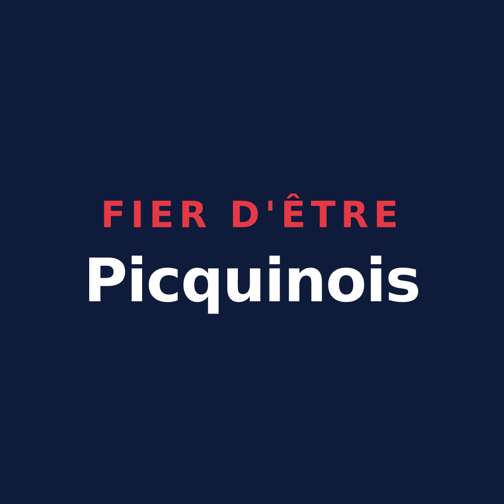 T-shirt « Fier d'être Picquinois » — design pour Picquigny