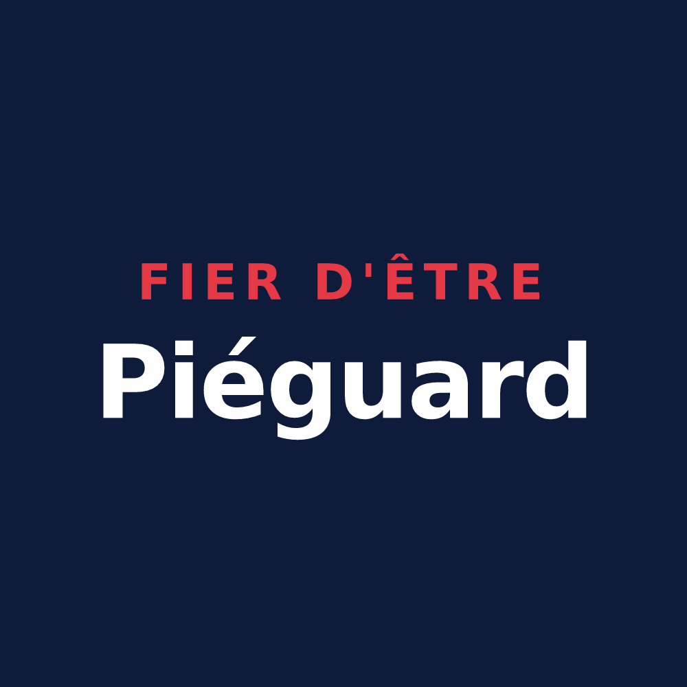 T-shirt « Fier d'être Piéguard » — design pour Piégut
