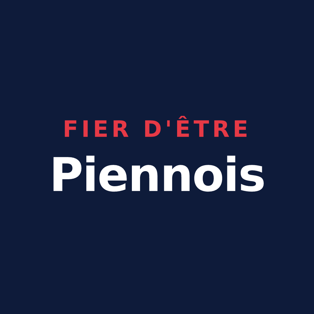 T-shirt « Fier d'être Piennois » — design pour Piennes