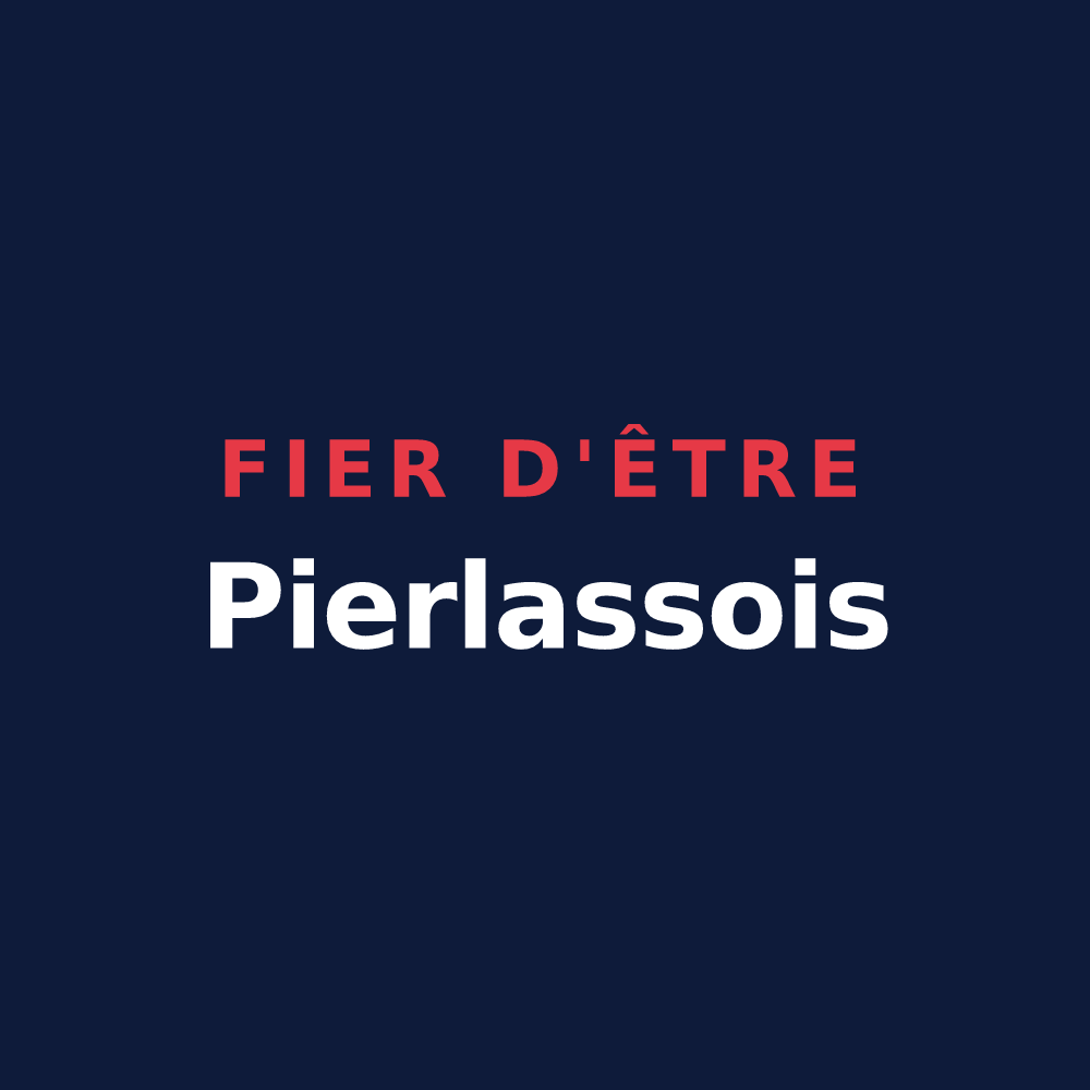 T-shirt « Fier d'être Pierlassois » — design pour Pierlas