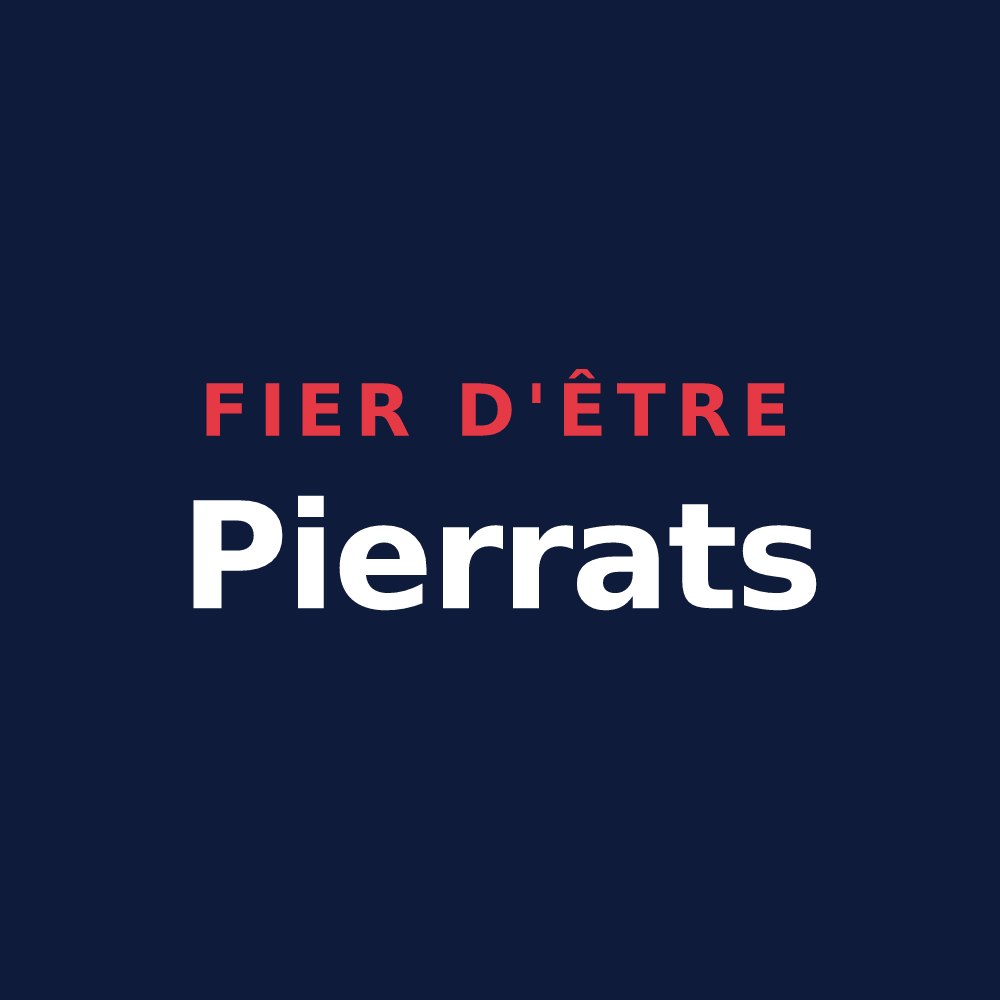 T-shirt « Fier d'être Pierrats » — design pour Pierre-la-Treiche