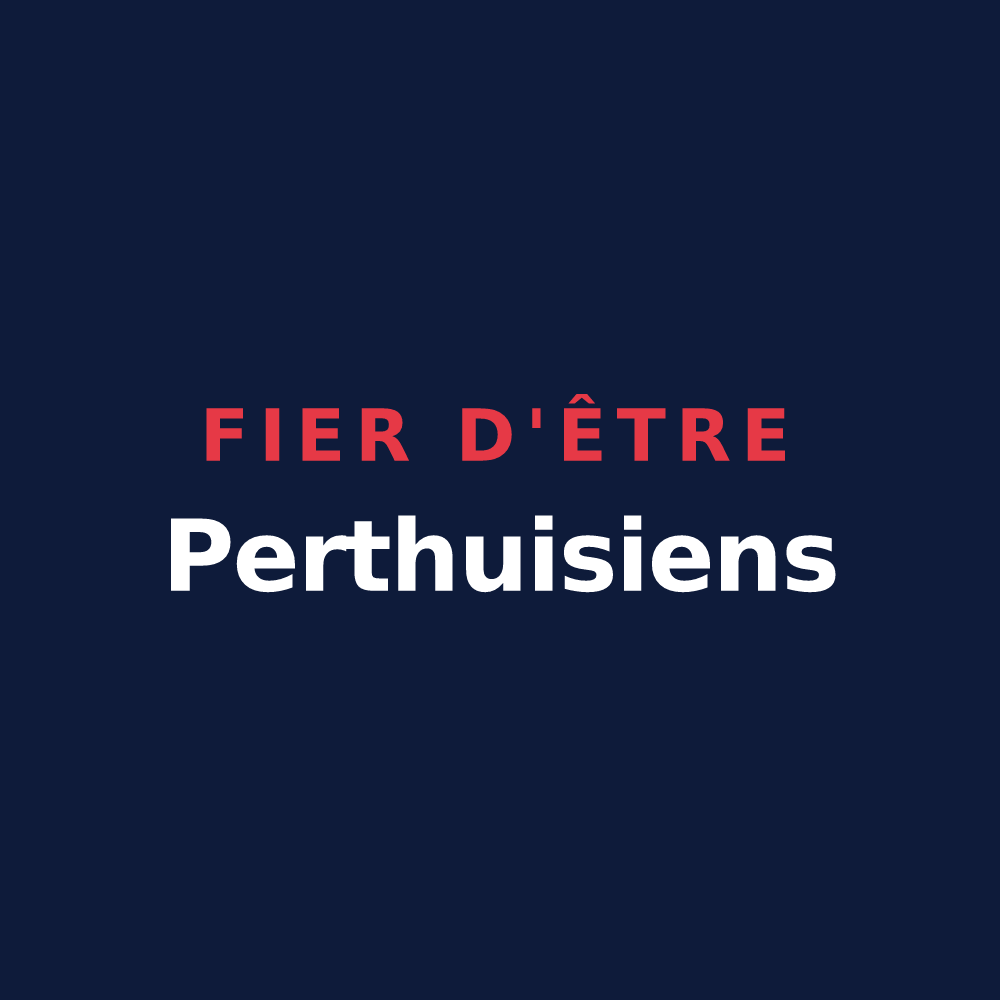 T-shirt « Fier d'être Perthuisiens » — design pour Pierre-Perthuis