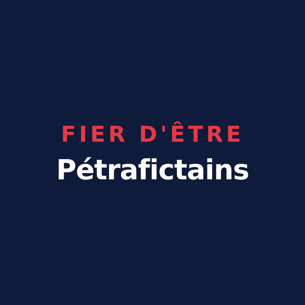 T-shirt « Fier d'être Pétrafictains » — design pour Pierrefitte