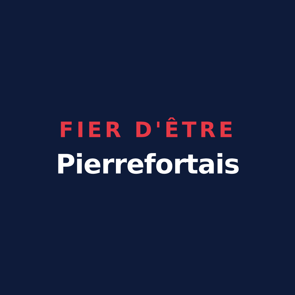 T-shirt « Fier d'être Pierrefortais » — design pour Pierrefort