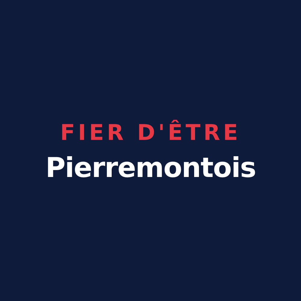 T-shirt « Fier d'être Pierremontois » — design pour Pierremont