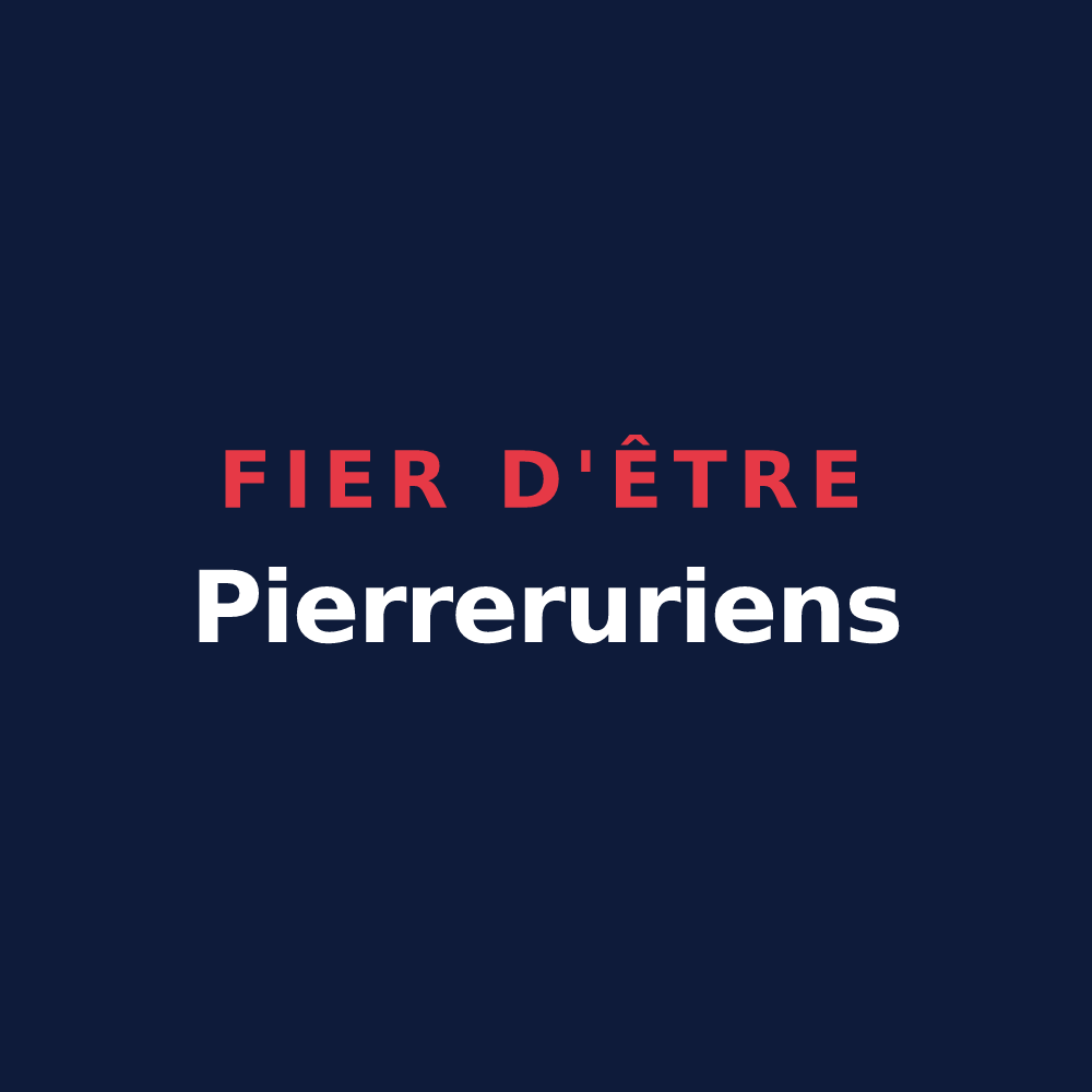 T-shirt « Fier d'être Pierreruriens » — design pour Pierrerue