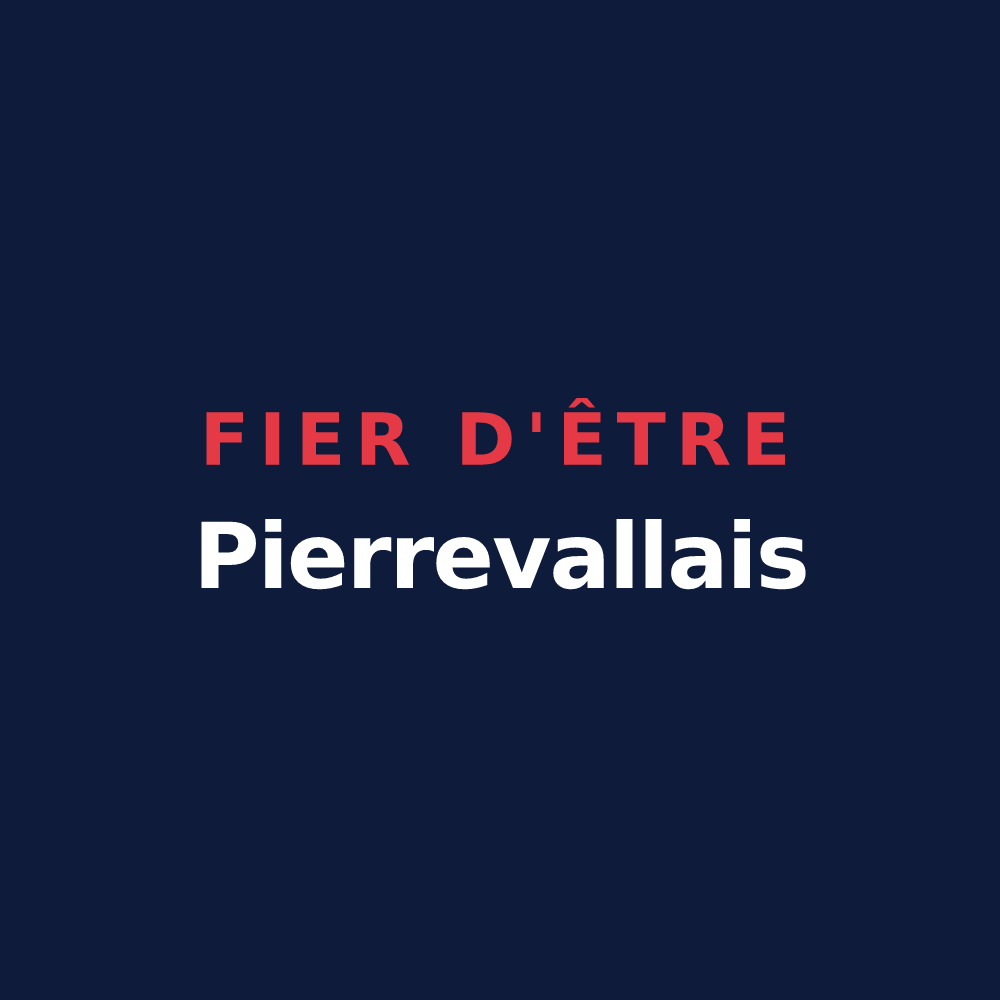 T-shirt « Fier d'être Pierrevallais » — design pour Pierreval