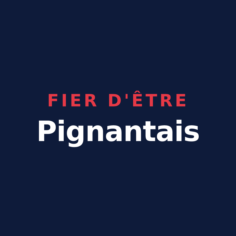 T-shirt « Fier d'être Pignantais » — design pour Pignans
