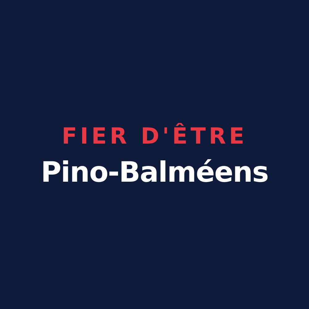 T-shirt « Fier d'être Pino-Balméens » — design pour Pin-Balma