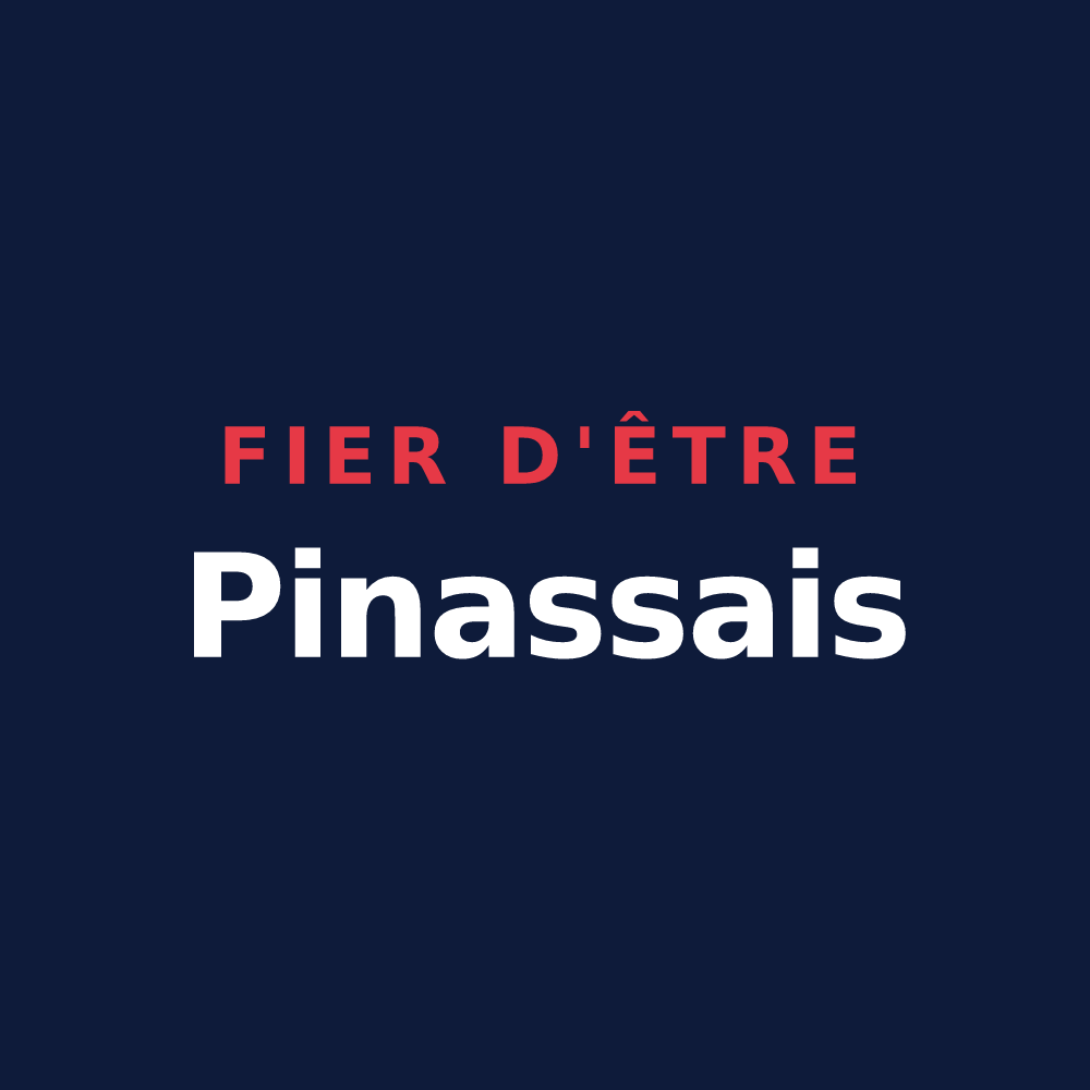 T-shirt « Fier d'être Pinassais » — design pour Pinas