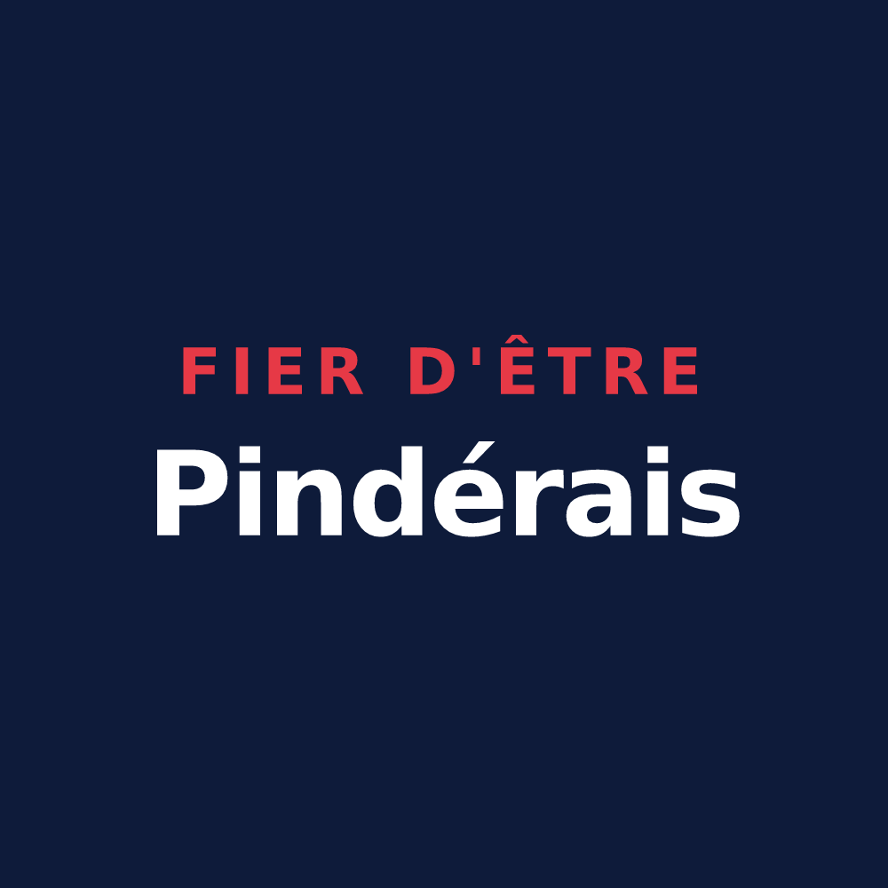T-shirt « Fier d'être Pindérais » — design pour Pindères