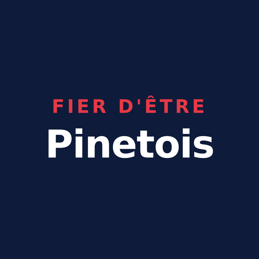T-shirt « Fier d'être Pinetois » — design pour Pinet