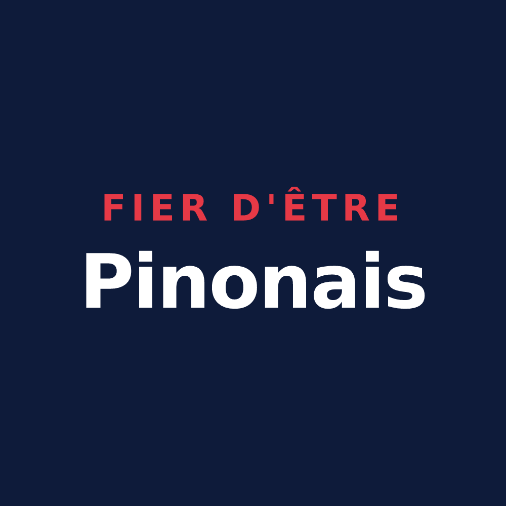 T-shirt « Fier d'être Pinonais » — design pour Pinon