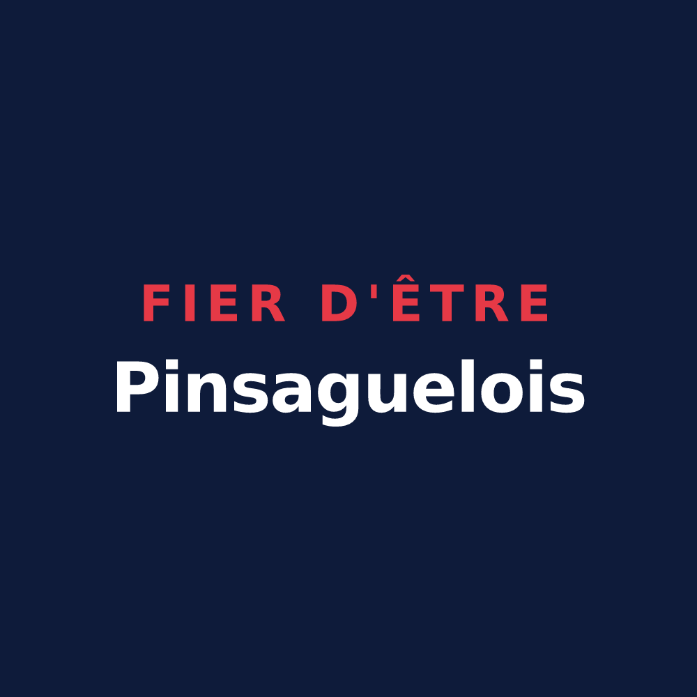 T-shirt « Fier d'être Pinsaguelois » — design pour Pinsaguel