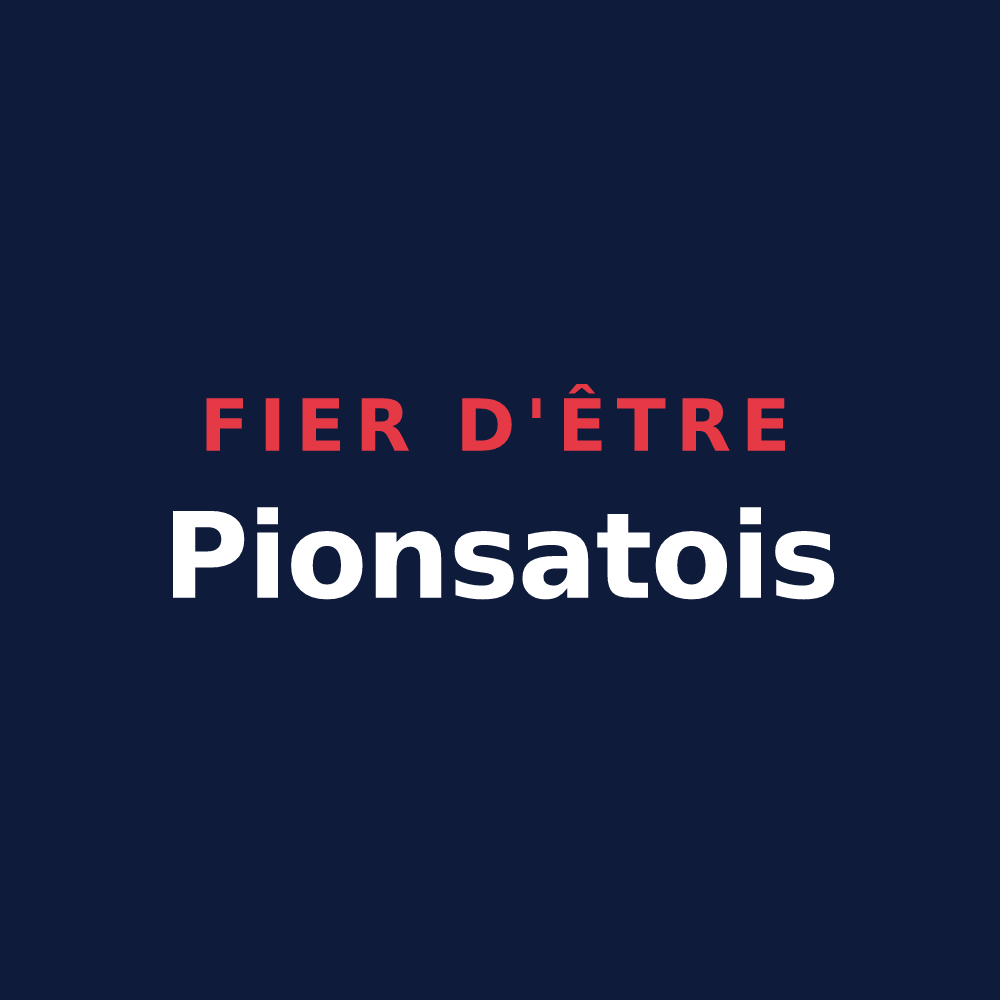 T-shirt « Fier d'être Pionsatois » — design pour Pionsat