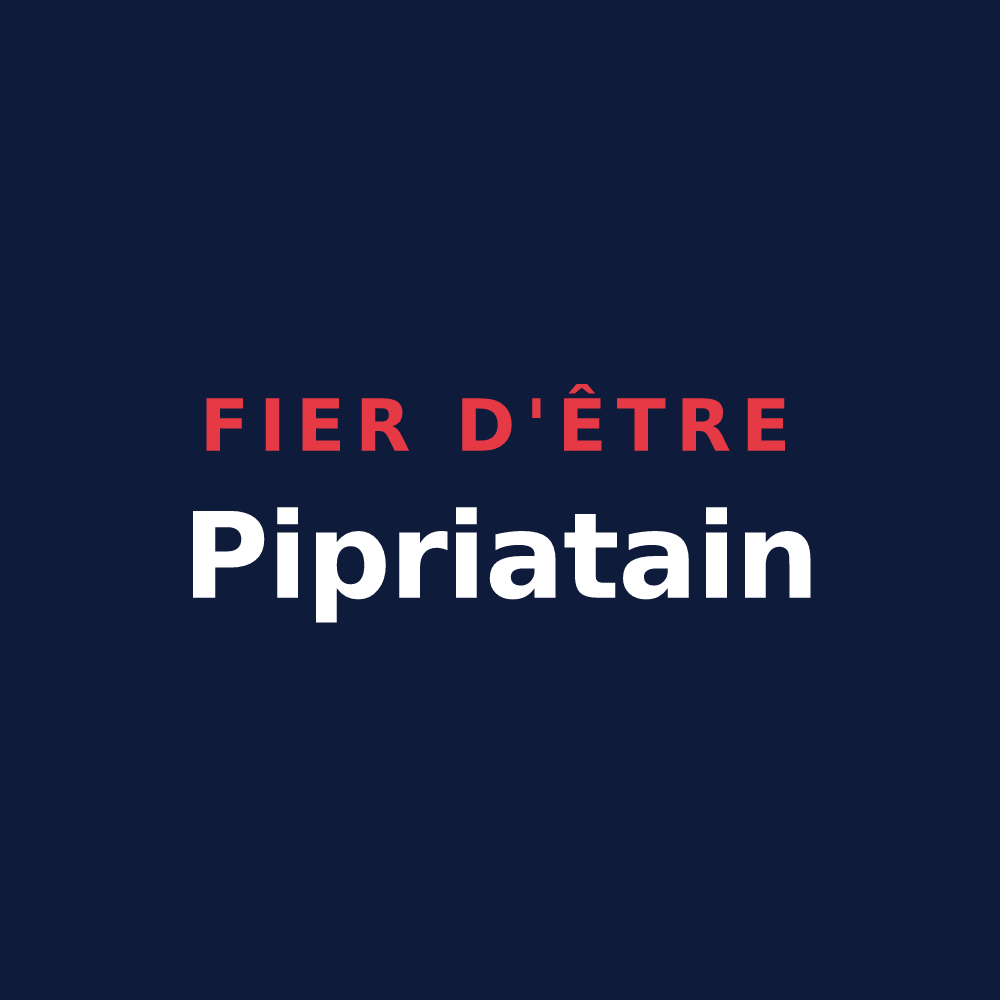 T-shirt « Fier d'être Pipriatain » — design pour Pipriac