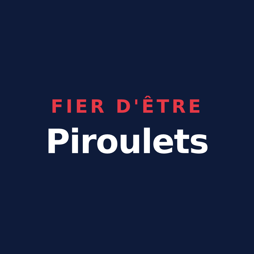 T-shirt « Fier d'être Piroulets » — design pour Pirey