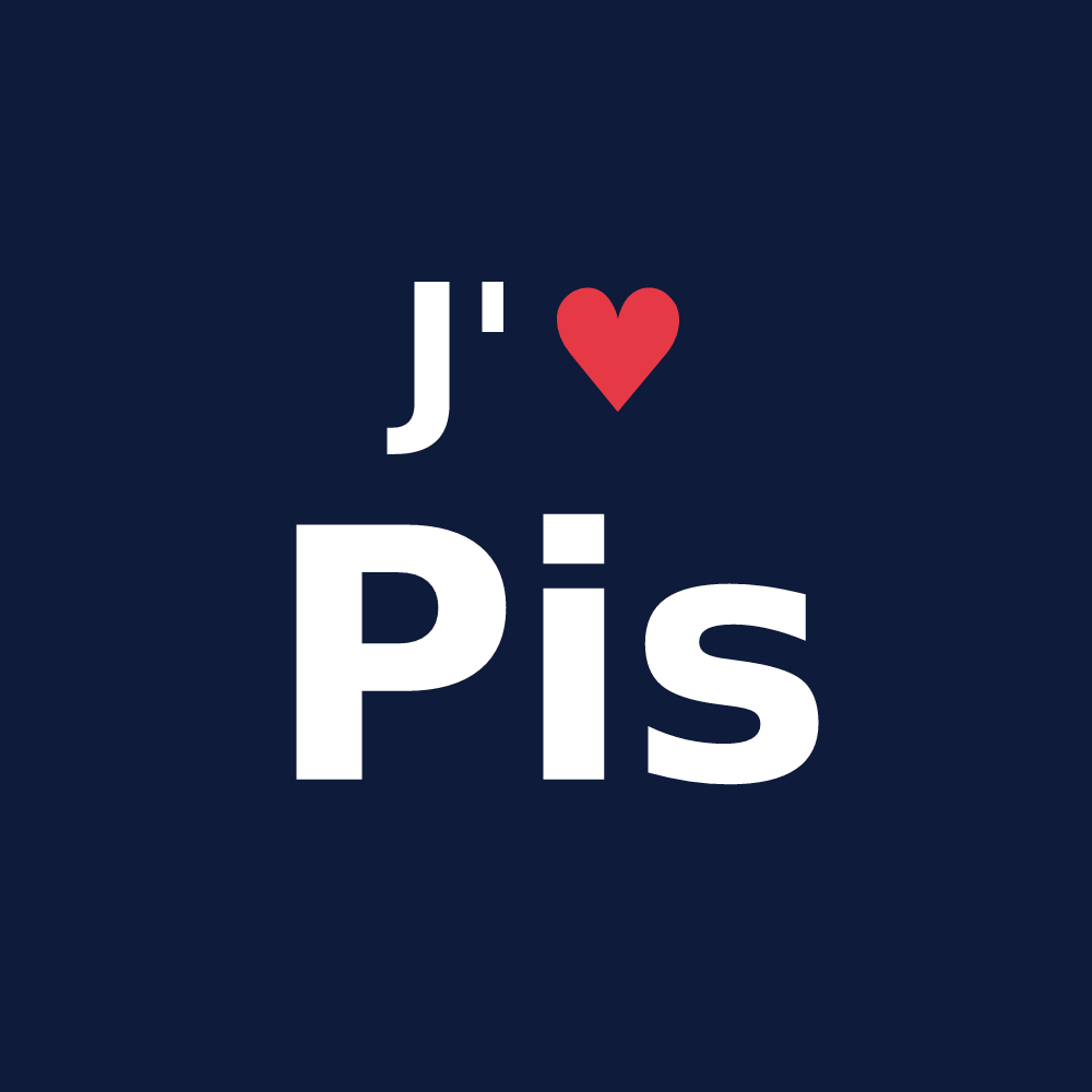T-shirt personnalisé Pis — design J'aime Pis