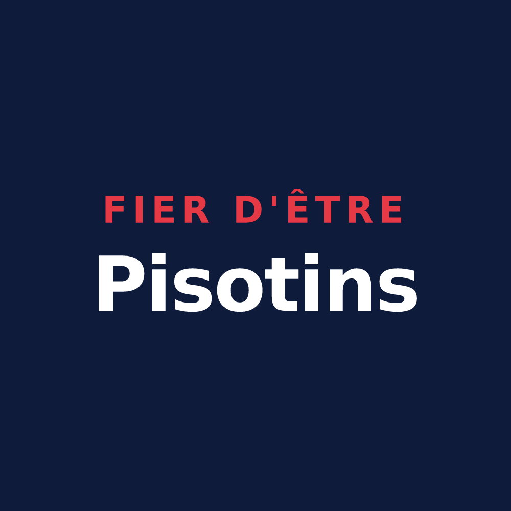 T-shirt « Fier d'être Pisotins » — design pour Piseux