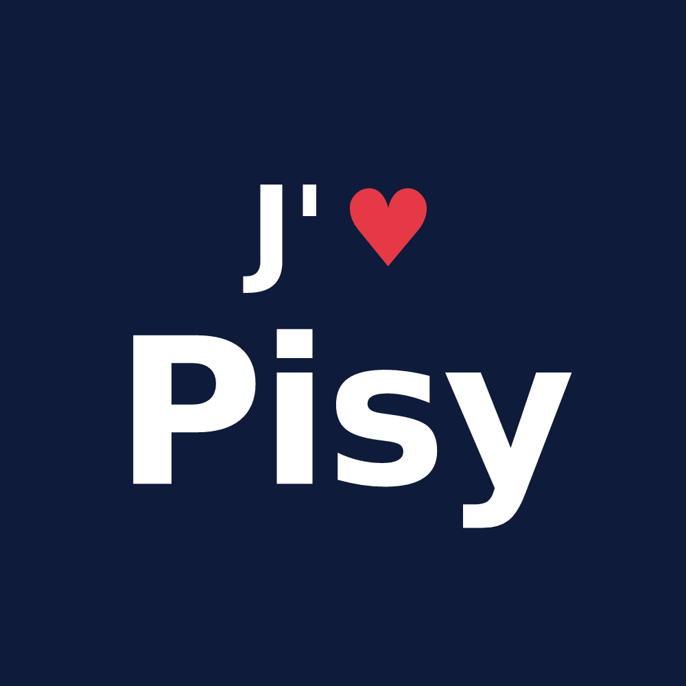 T-shirt personnalisé Pisy — design J'aime Pisy