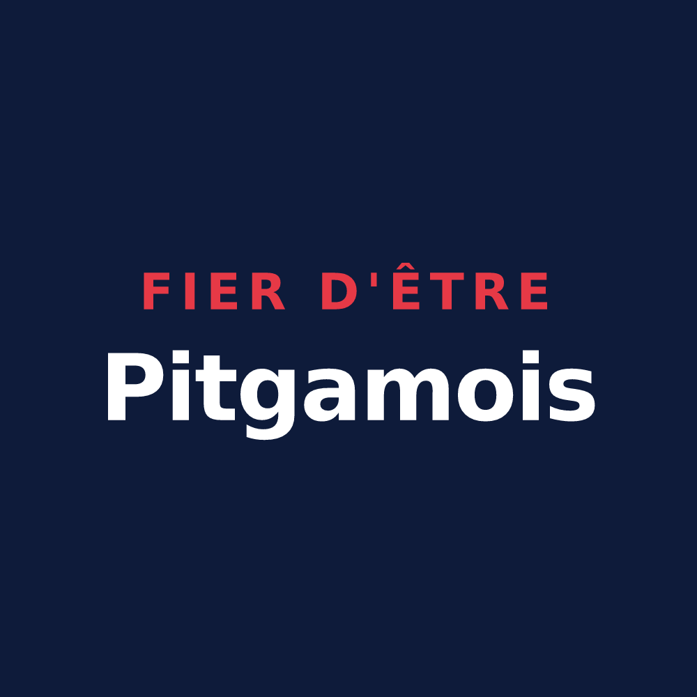 T-shirt « Fier d'être Pitgamois » — design pour Pitgam