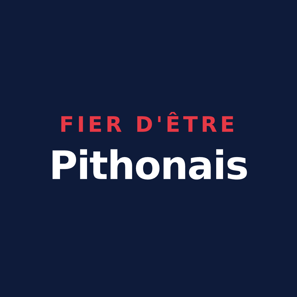 T-shirt « Fier d'être Pithonais » — design pour Pithon