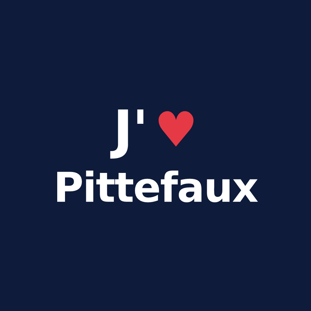 T-shirt personnalisé Pittefaux — design J'aime Pittefaux