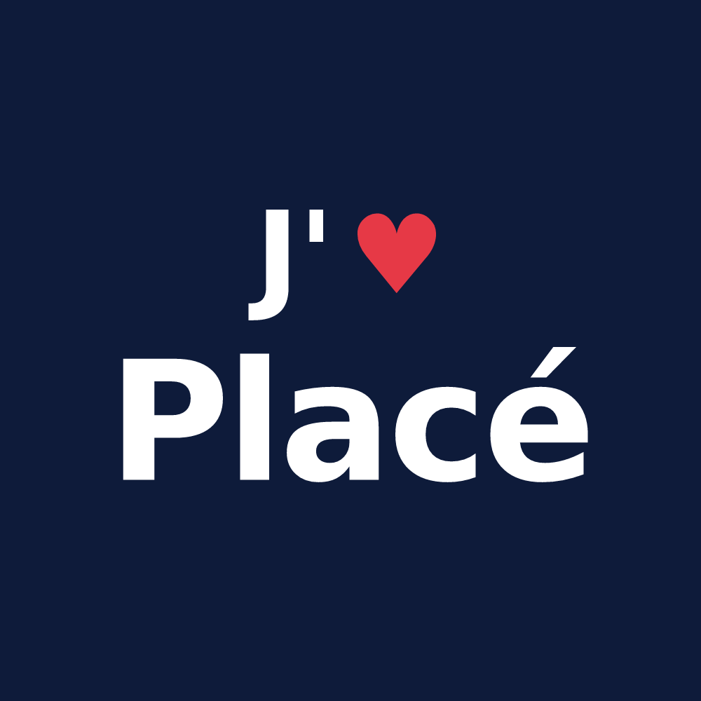 T-shirt personnalisé Placé — design J'aime Placé