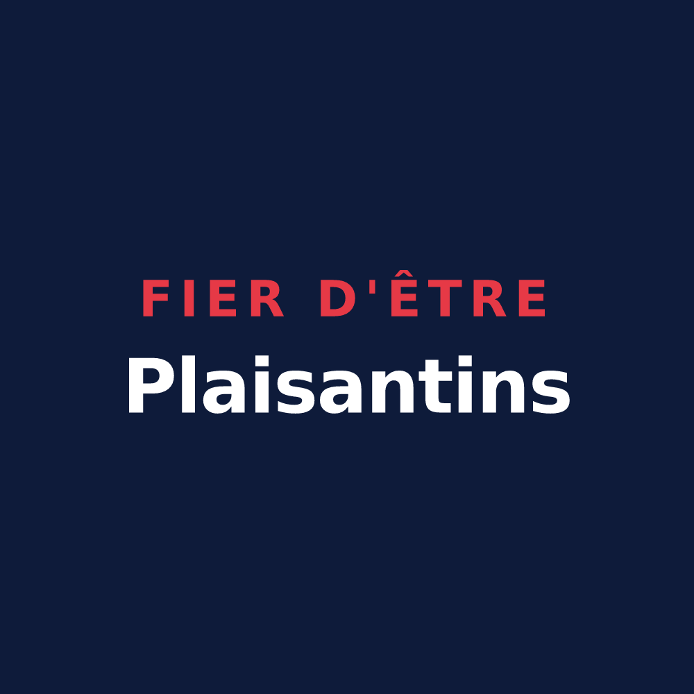 T-shirt « Fier d'être Plaisantins » — design pour Plaisance